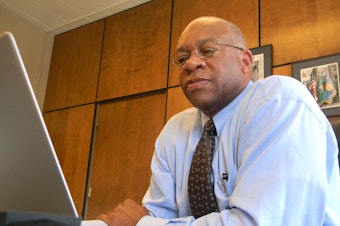 caption: Seattle Fire Department Chief Gregory Dean