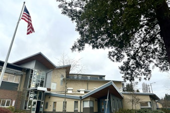 caption: Alan T. Sugiyama High School at South Lake in Seattle, pictured on Jan. 30, 2025. 