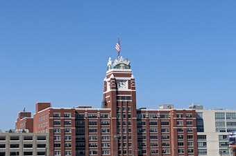 caption: Starbucks's corporate headquarters in Seattle.