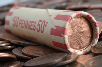 caption: Banks around the U.S. are running low on nickels, dimes, quarters and even pennies because of problems with production and distribution caused by coronavirus pandemic.
