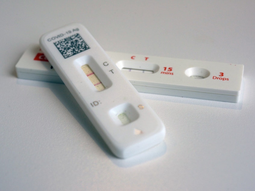 caption: Tested positive for COVID and wondering whether you should isolate? The Centers for Disease Control and Prevention may soon change its guidelines.