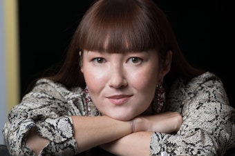 caption: Aya McMillan says a gentle touch at the right moment was exactly what she needed.