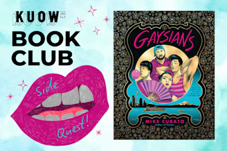 caption: Meet Me Here co-host Katie Campbell recently interviewed Mike Curato, author of "Gaysians," who will be at Queer/Bar in Seattle on June 17, 2025.