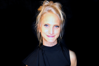 caption: When Lauren Passell slipped on the ice and broke her hip, a stranger stepped in and got her to the hospital.